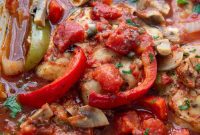 One-Pan Baked Chicken Cacciatore