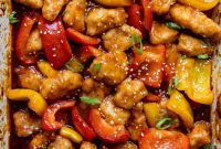 Oven-Baked Crispy Gluten-Free Sweet and Sour Chicken