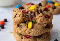 Extra Soft Flourless Gluten Free Monster Cookies