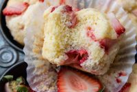 Pillowy Soft Gluten-Free Strawberry Muffins