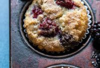 Pillowy Soft Gluten-Free Blackberry Muffins