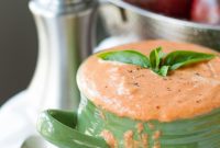Velvety Slow Roasted Tomato Soup