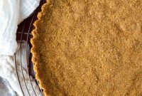 Simple 15-Minute Baked Gluten-Free Graham Cracker Crust