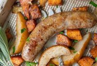 Hearty Sheet Pan Italian Sausage and Sweet Potato Roast