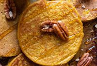 Pillowy Five Minute Pumpkin Oat Pancakes