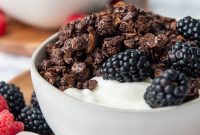 Decadent Dark Chocolate Peanut Butter Granola Gluten Free