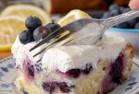 Luscious Lemon Blueberry Cake