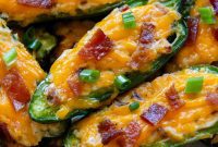 Ekmek Kırıntısız Glütensiz Fırın Jalapeno Popperları