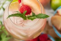 Ultimate Raspberry Peach Mojito