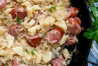 Hearty German Gluten Free Dumplings with Sausage