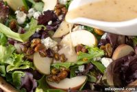 Crisp Apple Pecan Salad with Maple Dijon Vinaigrette