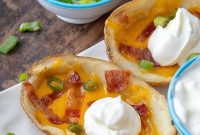 Perfectly Crispy Baked Potato Skins