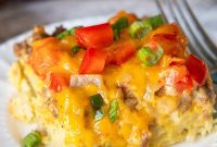 Savory Gluten-Free Pork Sausage Breakfast Bake