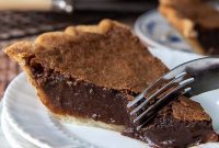 Grandma’s Decadent Fudgy Chocolate Chess Pie