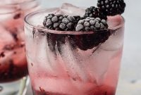 Luscious Blackberry Summer Cocktail