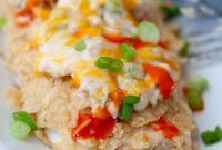 Fiesta Crusted Buffalo Chicken Bake