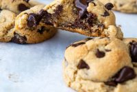 Fudgy Almond Flour Chocolate Chip Cookies