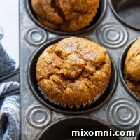 close up of the top of a pumpkin muffin