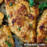 overhead shot of gluten-free chicken