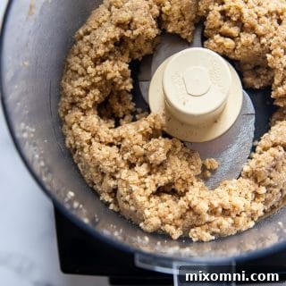 pecan crust ground up in food processor