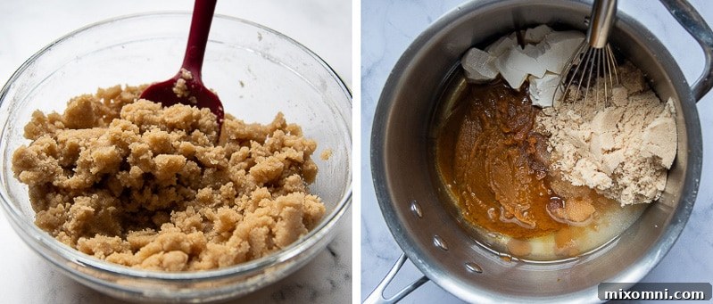 images showing how to make gluten free pumpkin muffins