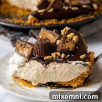 A thumbnail image of a slice of chocolate peanut butter pie.