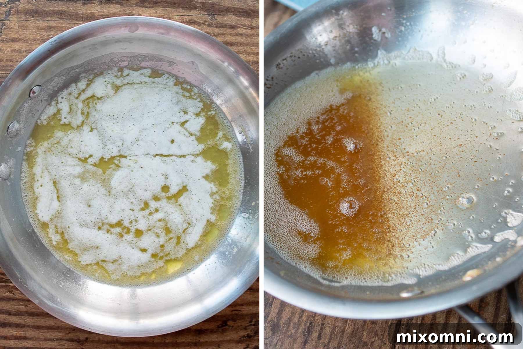 image showing how to make browned butter