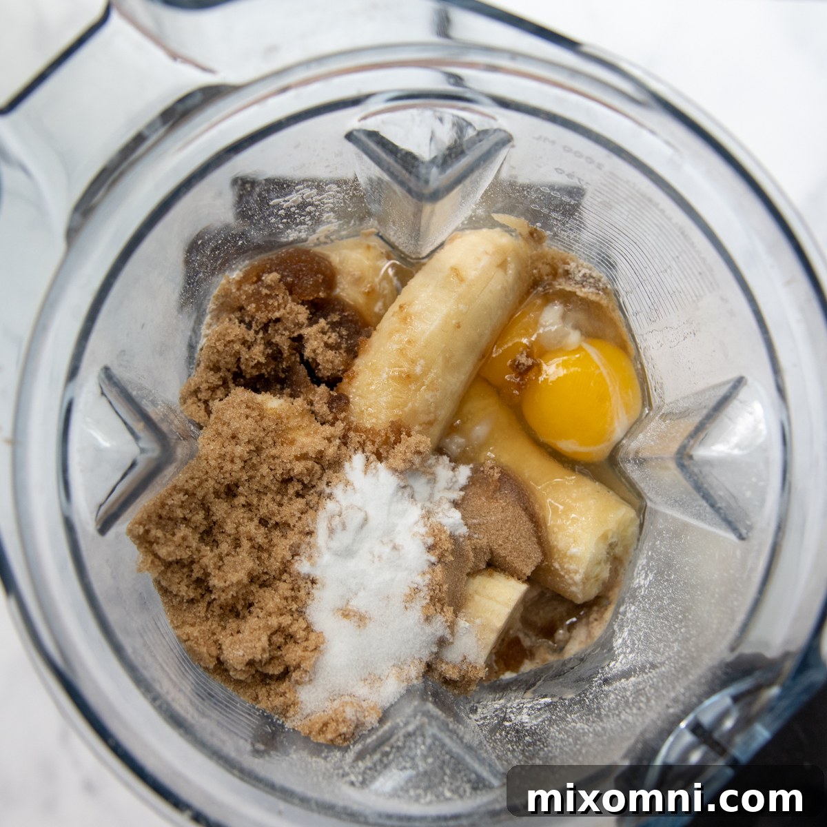 a blender with all the ingredients placed in.