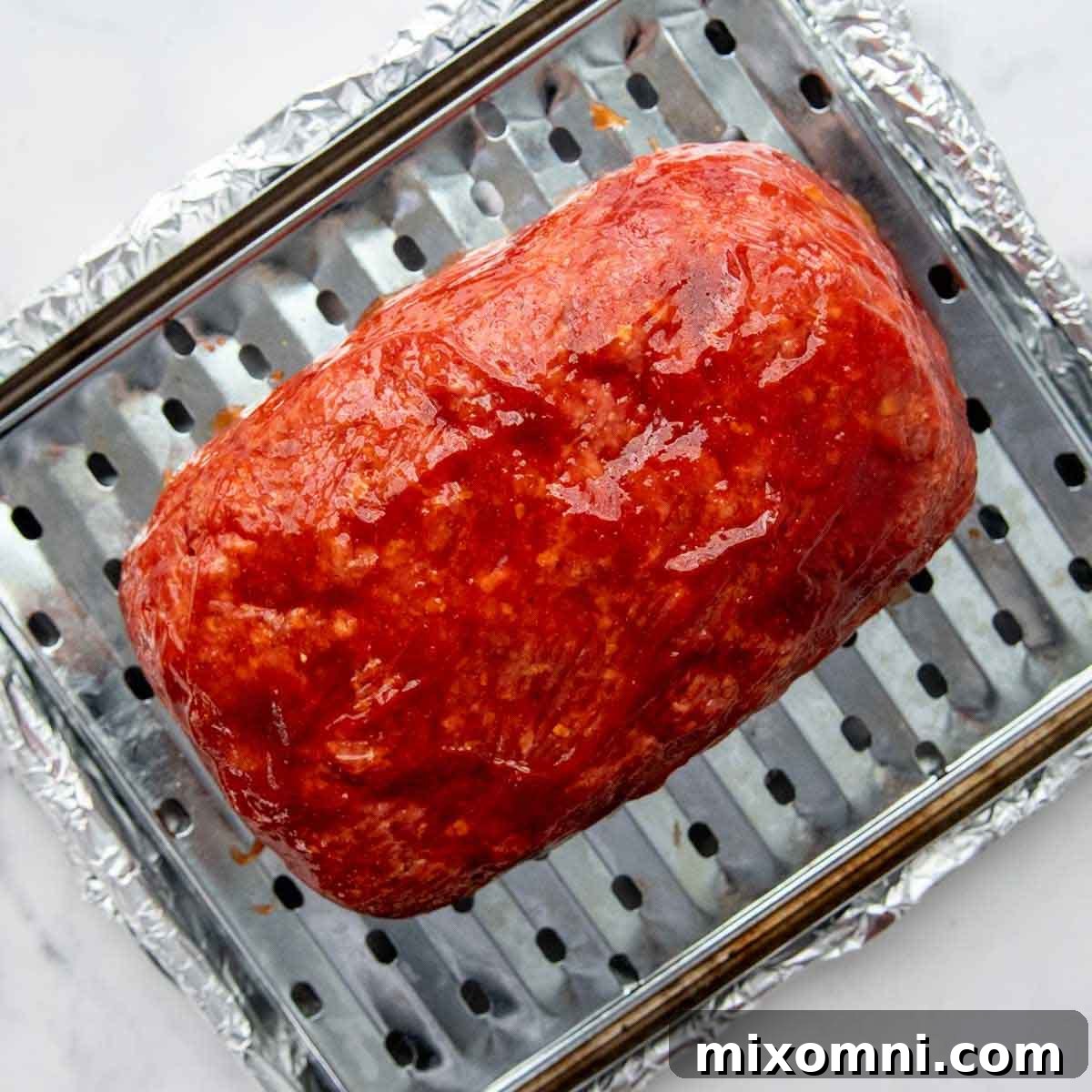 glaze over the meatloaf before being baked.
