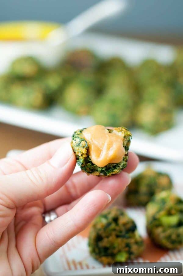 These Gluten Free Spinach Balls with How Sweet Mustard taste EXACTLY like the classic version and are the perfect gluten free appetizer everyone can enjoy. http://www.mamagourmand.com