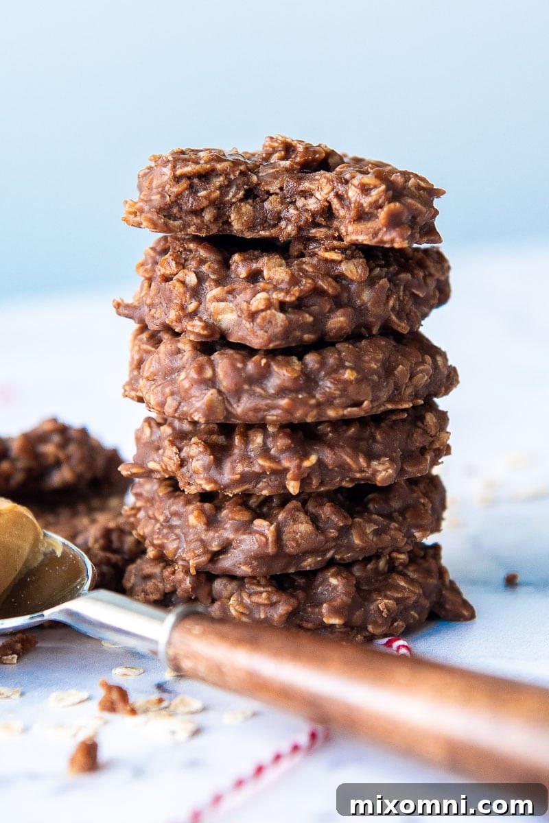 a stack of preacher cookies with a bite taken out of the top one