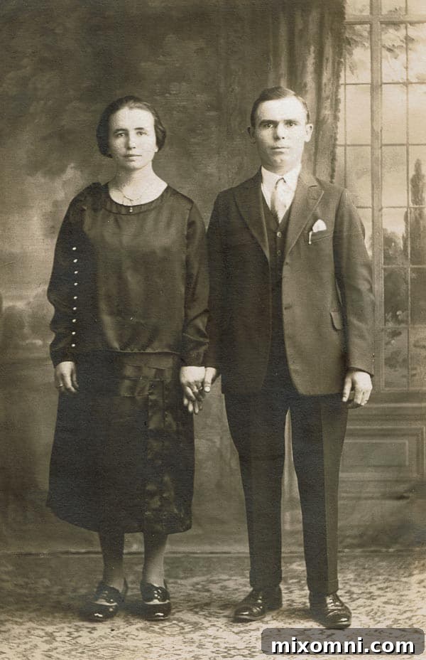 My grandparents, freshly arrived in America, beaming with hope and the promise of a new beginning.