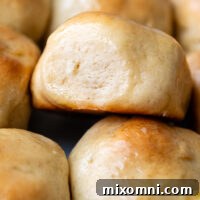 Close up of a bunch of Gluten Free Hawaiian Rolls.