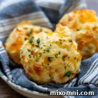 Basket of gluten free cheese biscuits.