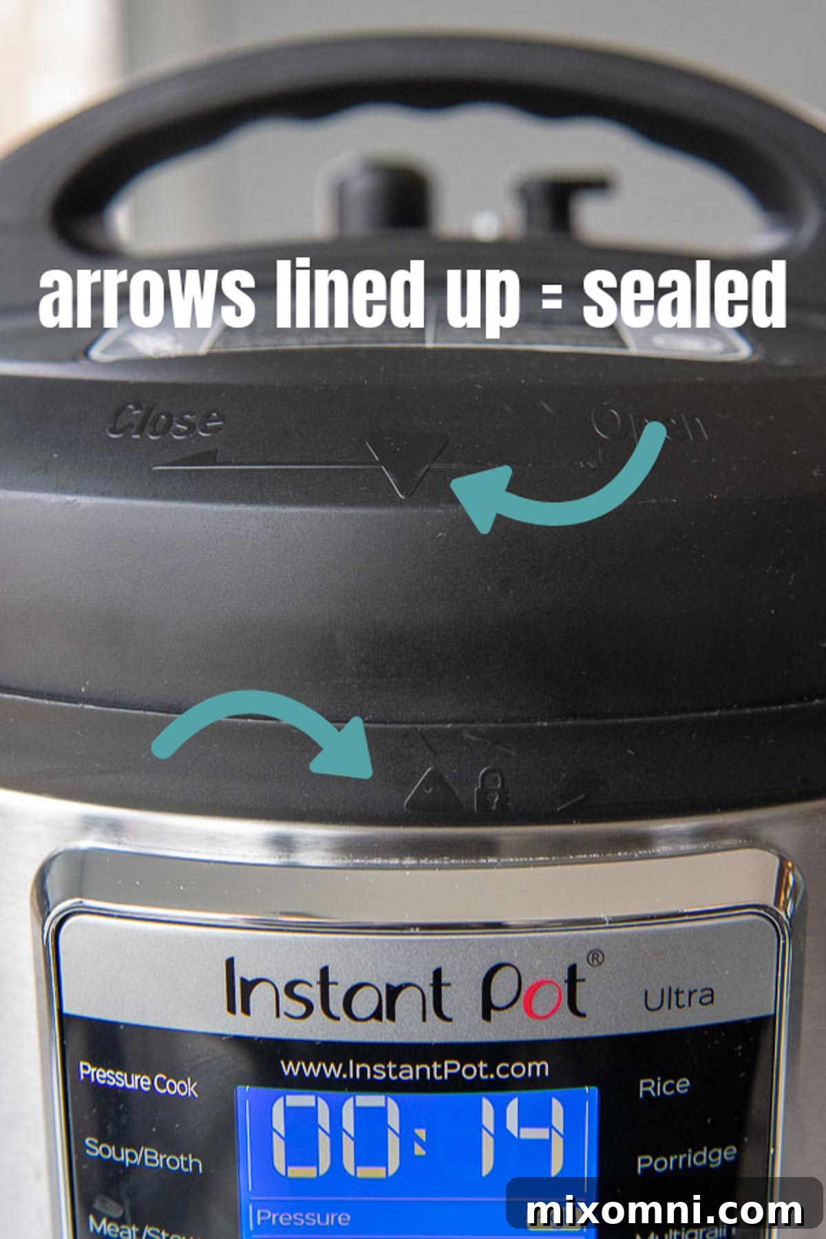 top of an instant pot lid