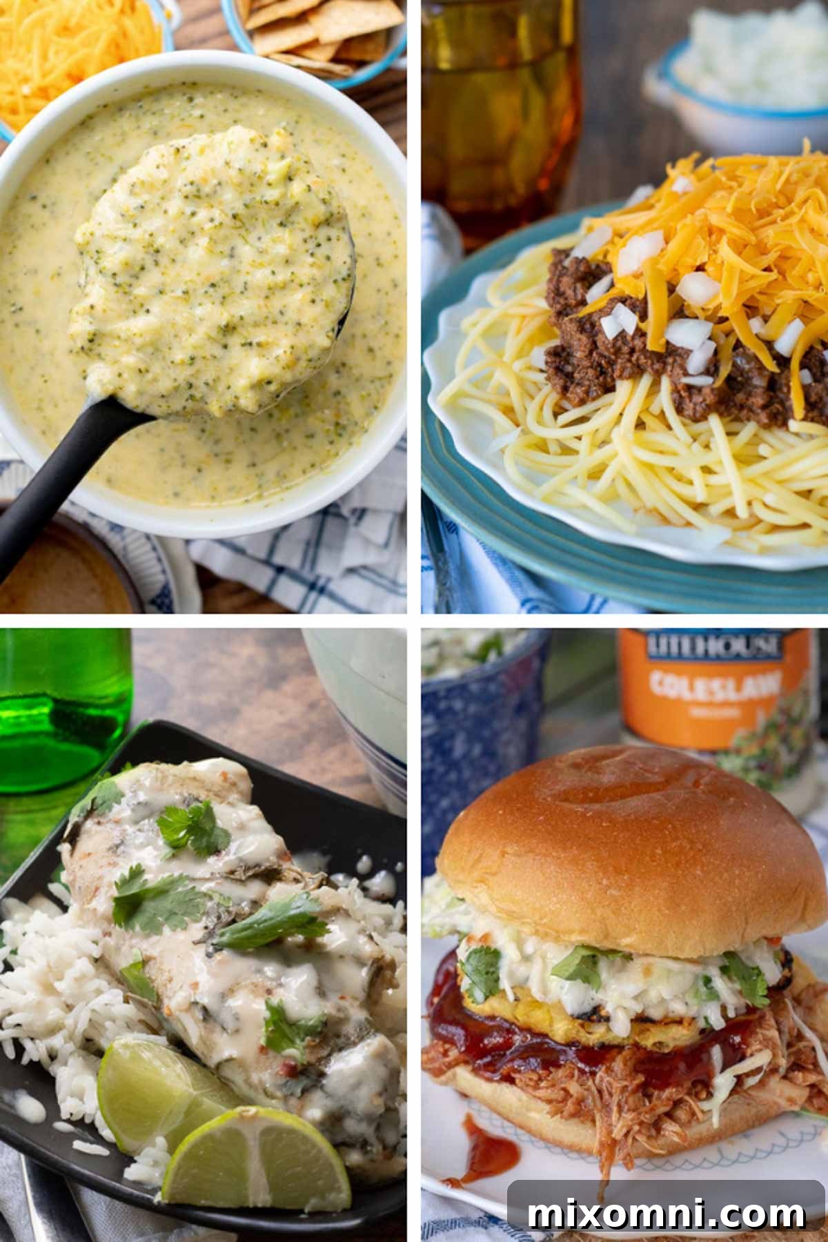 collage of recipes made in an instant pot