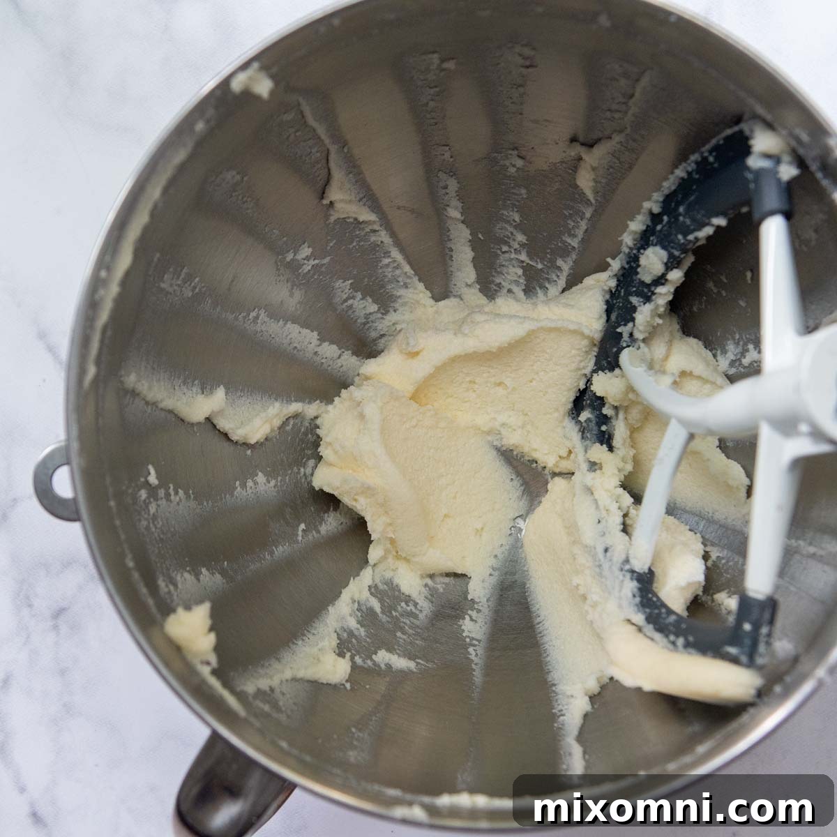 butter and sugar creamed together.