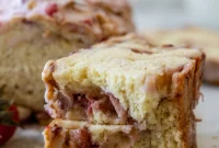 Gluten-Free Fresh Strawberry Bread with Sticky Glaze
