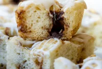 Glazed Gluten-Free Cinnamon Roll Focaccia — Gooey Cinnamon Swirls